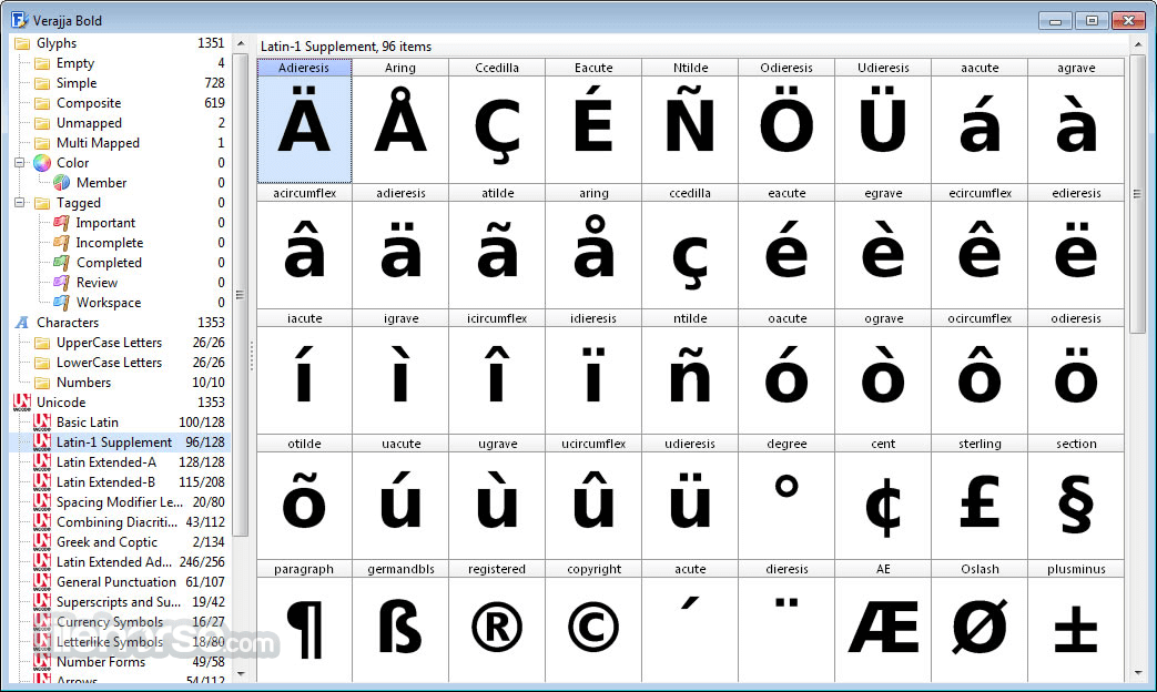 FontCreator 16.0.0.3077 (64-bit) 畫面截圖 2