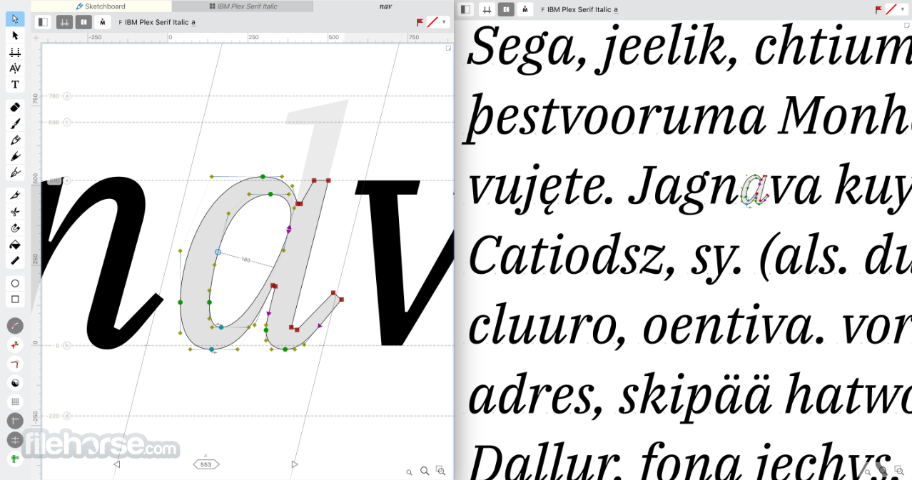 FontLab 8.4.3 Build 畫面截圖 1