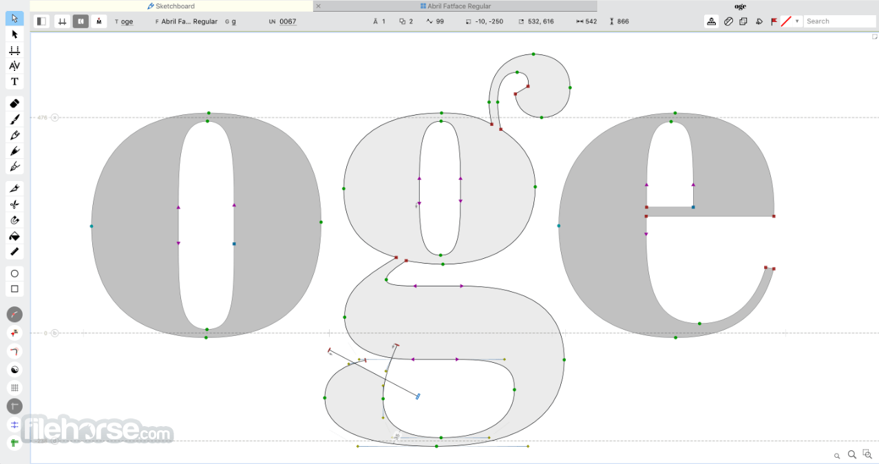 FontLab 8.4.3 Build 畫面截圖 2