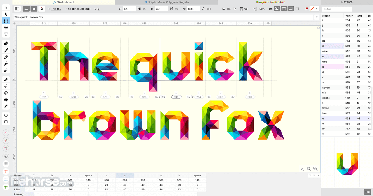 FontLab 8.4.3 Build 畫面截圖 3