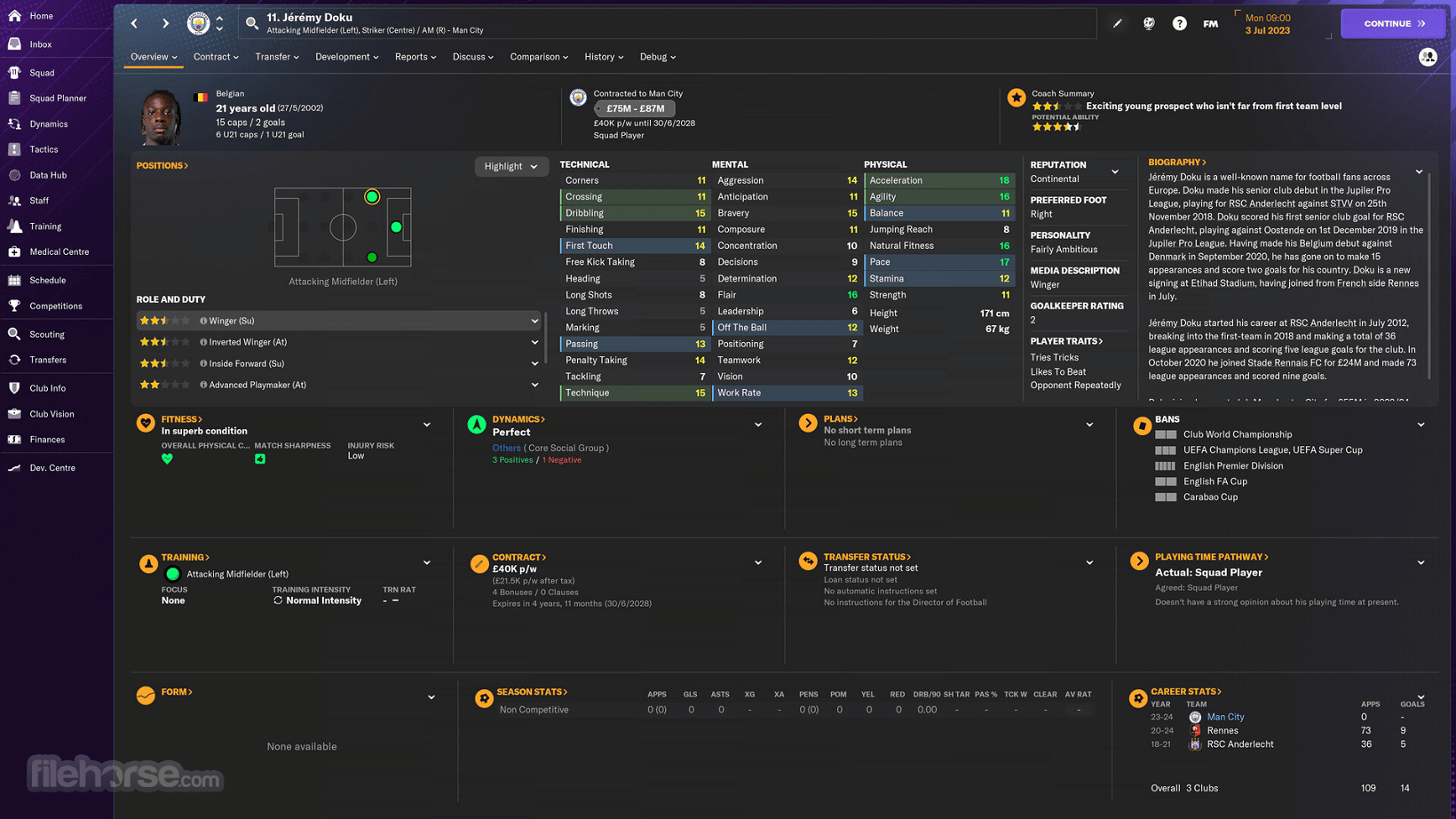 Football Manager 2024 for Mac 畫面截圖 4