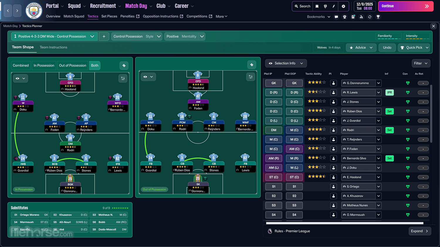 Football Manager 畫面截圖 1