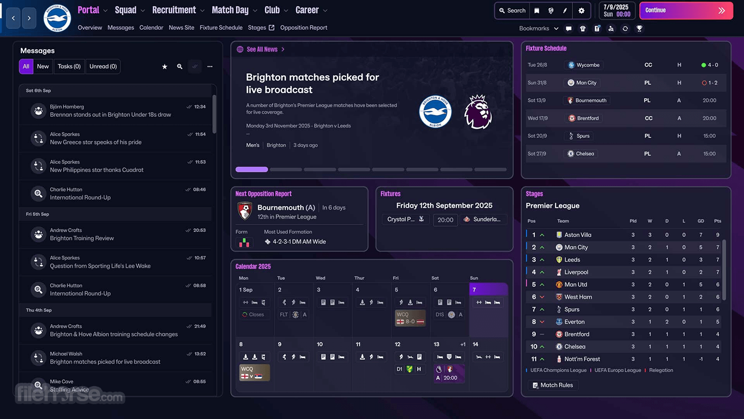Football Manager 畫面截圖 3