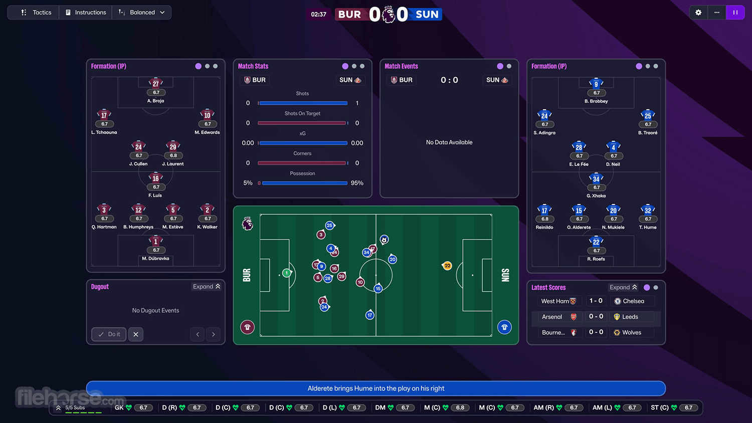 Football Manager 畫面截圖 4