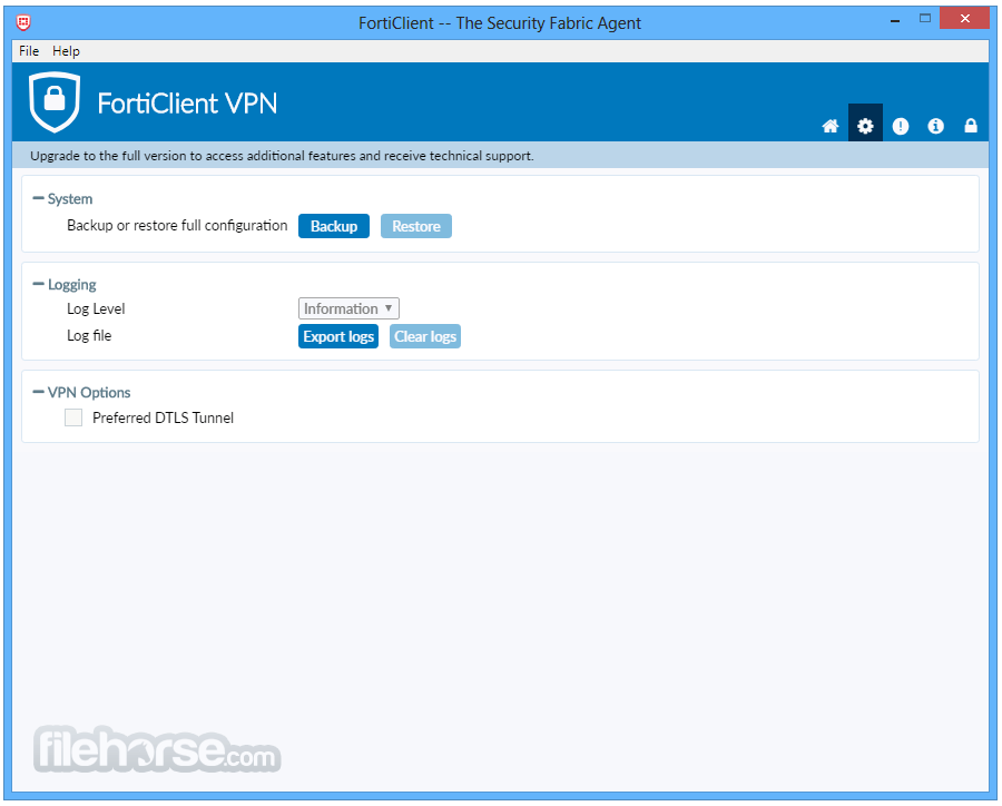 FortiClient VPN 畫面截圖 5