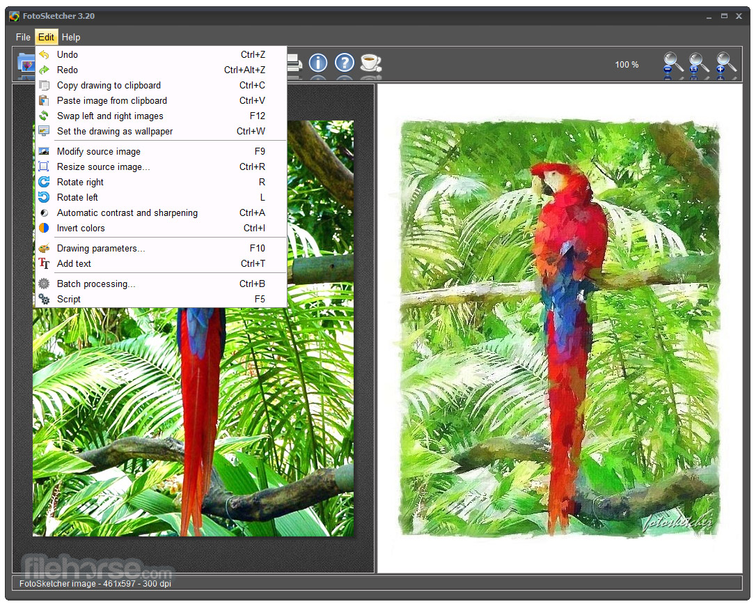 FotoSketcher 畫面截圖 3