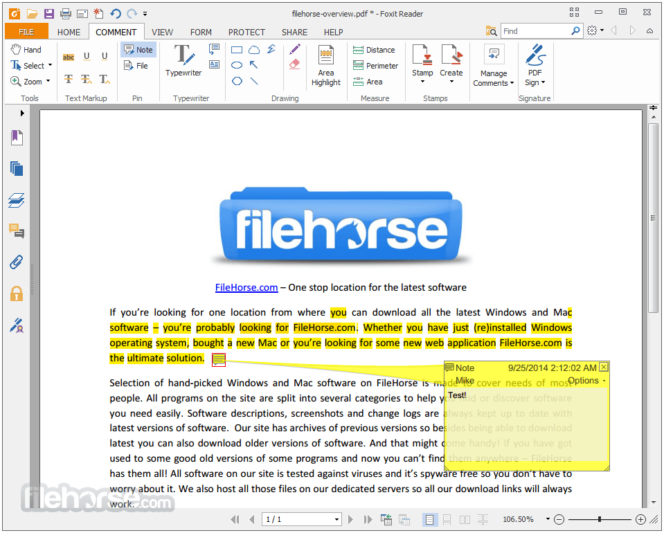 Foxit PDF Reader Portable 畫面截圖 3