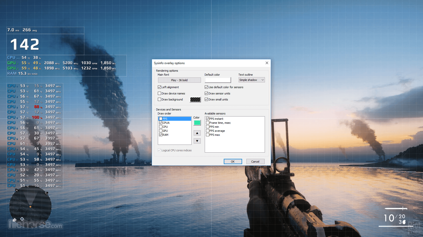 FPS Monitor Build 畫面截圖 2