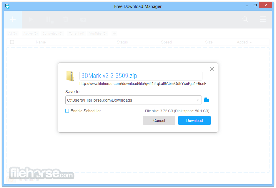 Free Download Manager Portable 畫面截圖 2