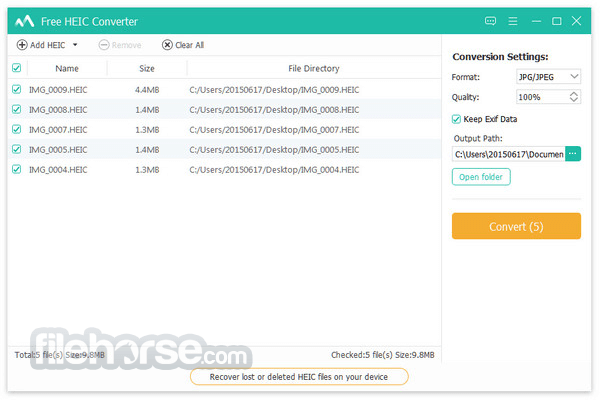 Free HEIC Converter 畫面截圖 2