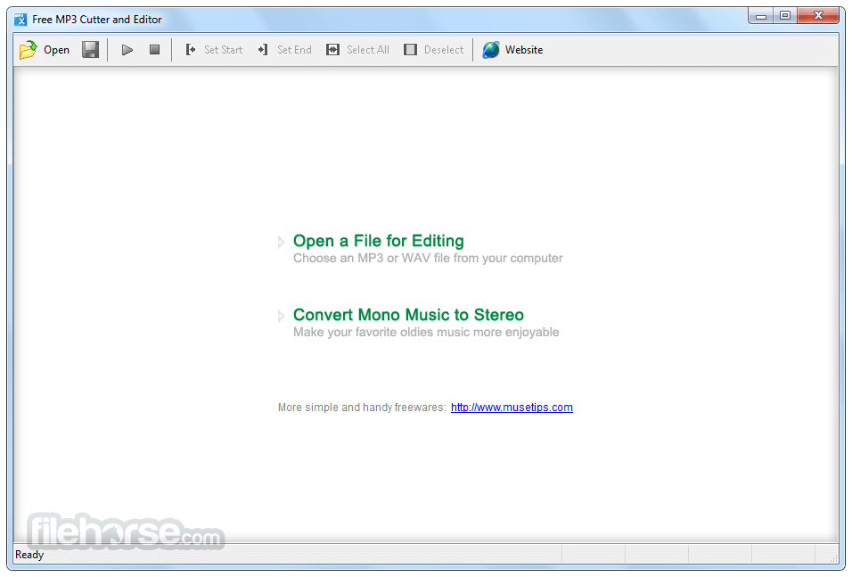 Free MP3 Cutter and Editor 2.8.0 Build 畫面截圖 1