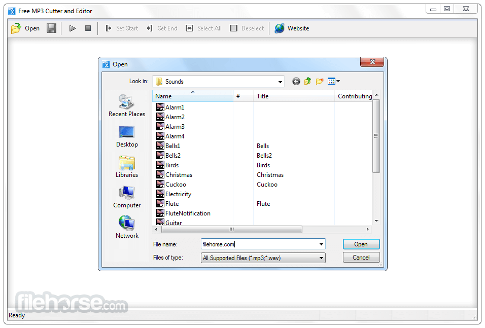 Free MP3 Cutter and Editor 2.8.0 Build 畫面截圖 2