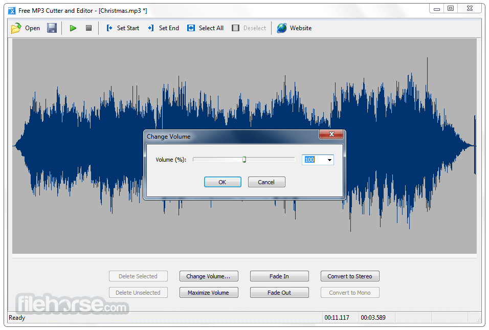 Free MP3 Cutter and Editor 2.8.0 Build 畫面截圖 5