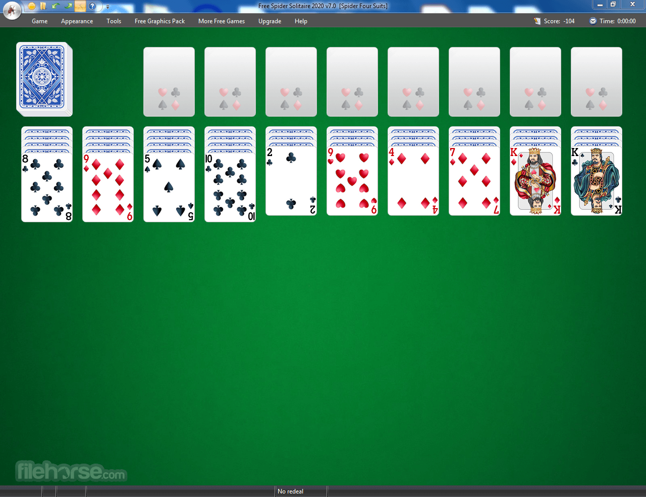 Free Spider Solitaire 2020 畫面截圖 2