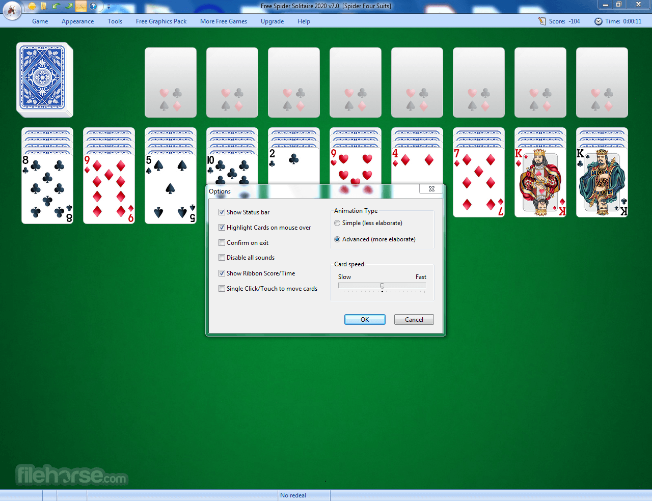 Free Spider Solitaire 2020 畫面截圖 4