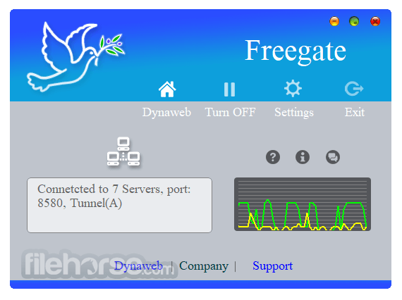 Freegate 畫面截圖 1