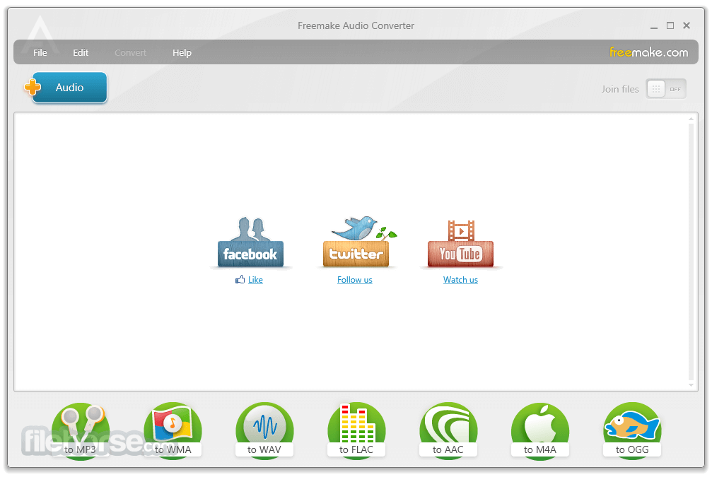 Freemake Audio Converter 畫面截圖 1