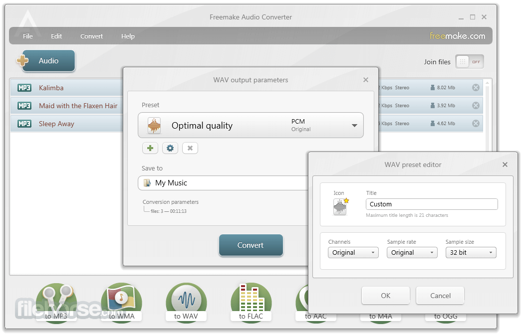 Freemake Audio Converter 畫面截圖 3