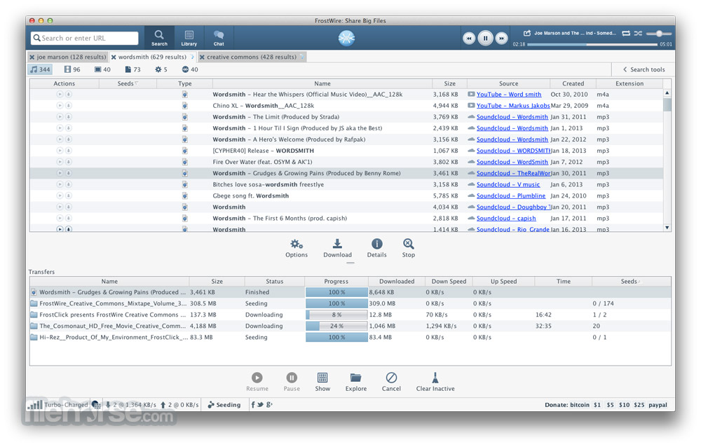 FrostWire 畫面截圖 1