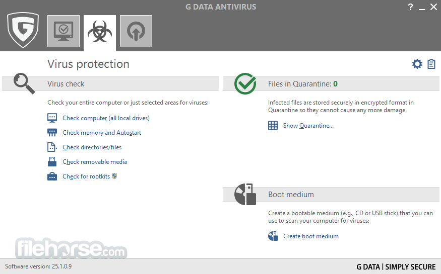 G DATA AntiVirus 畫面截圖 2