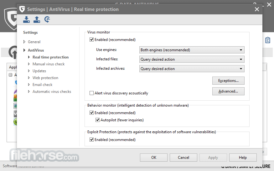 G DATA AntiVirus 畫面截圖 5