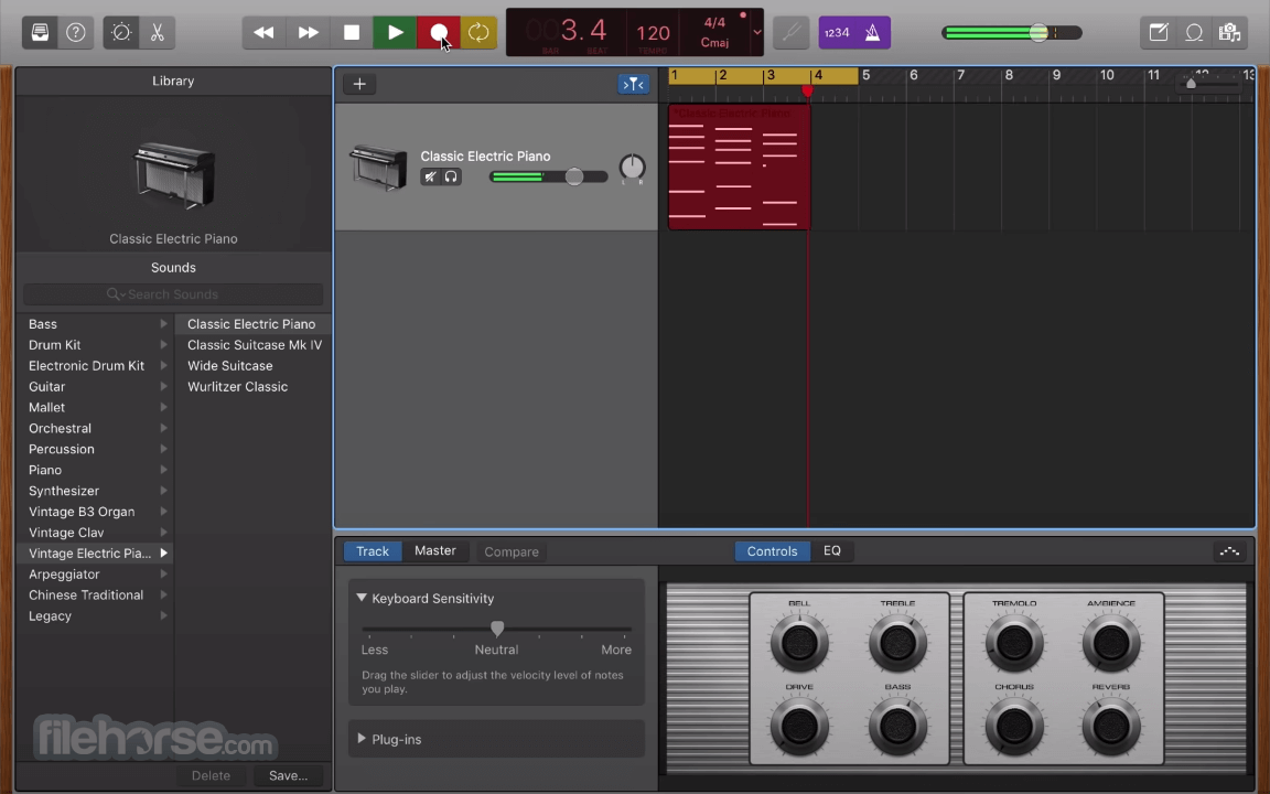 GarageBand 畫面截圖 2