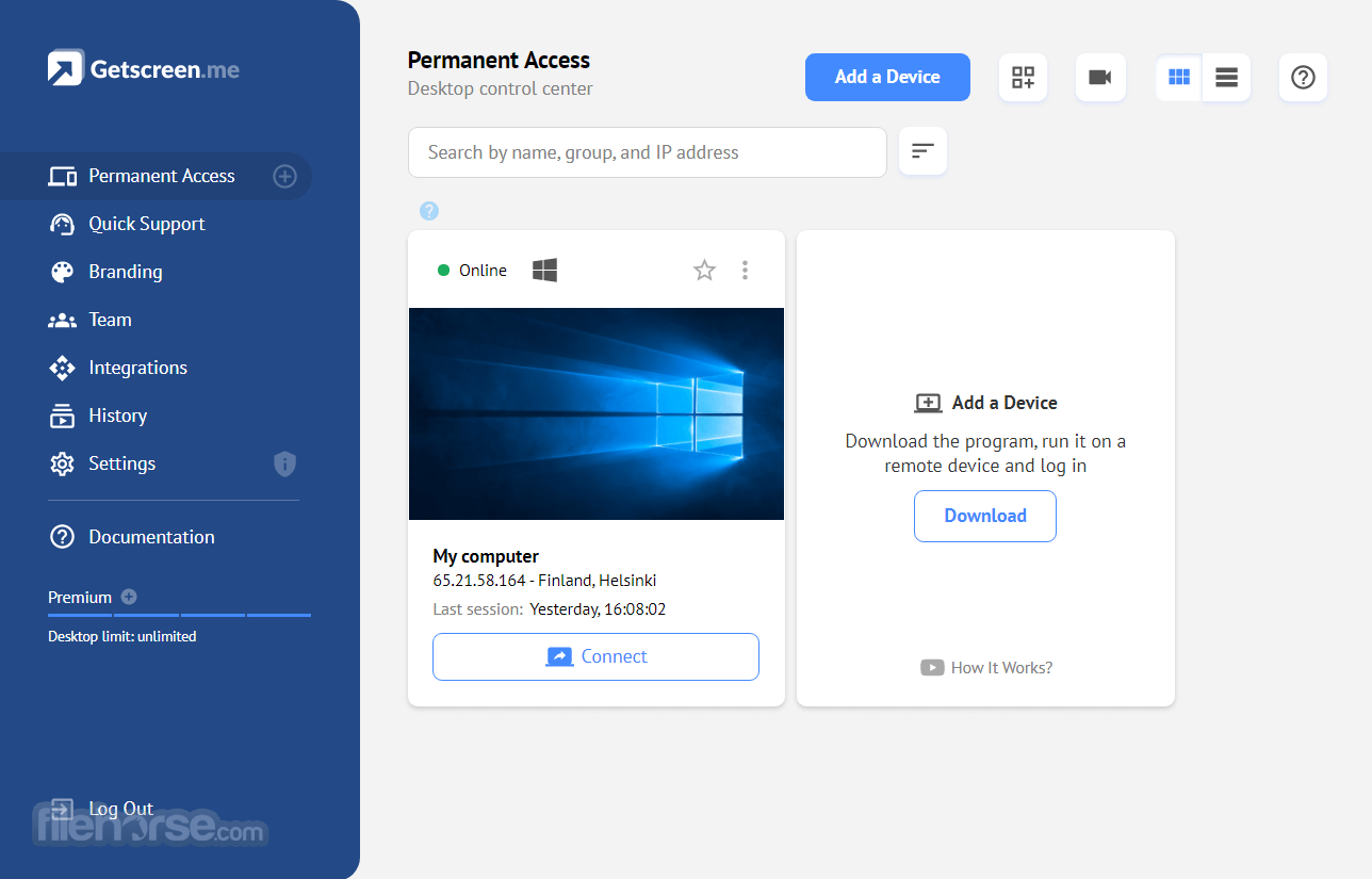 Getscreen.me Remote Desktop 畫面截圖 1