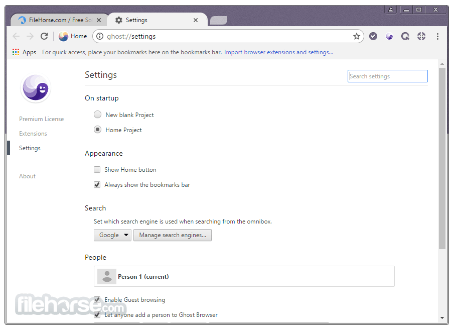 Ghost Browser 畫面截圖 5