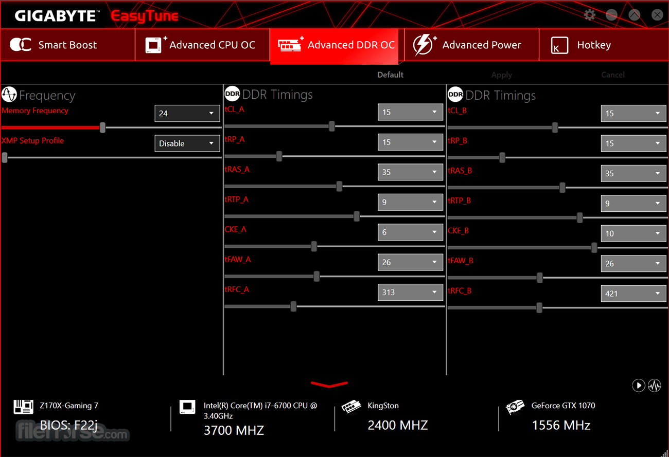 Gigabyte Easy Tune 畫面截圖 1