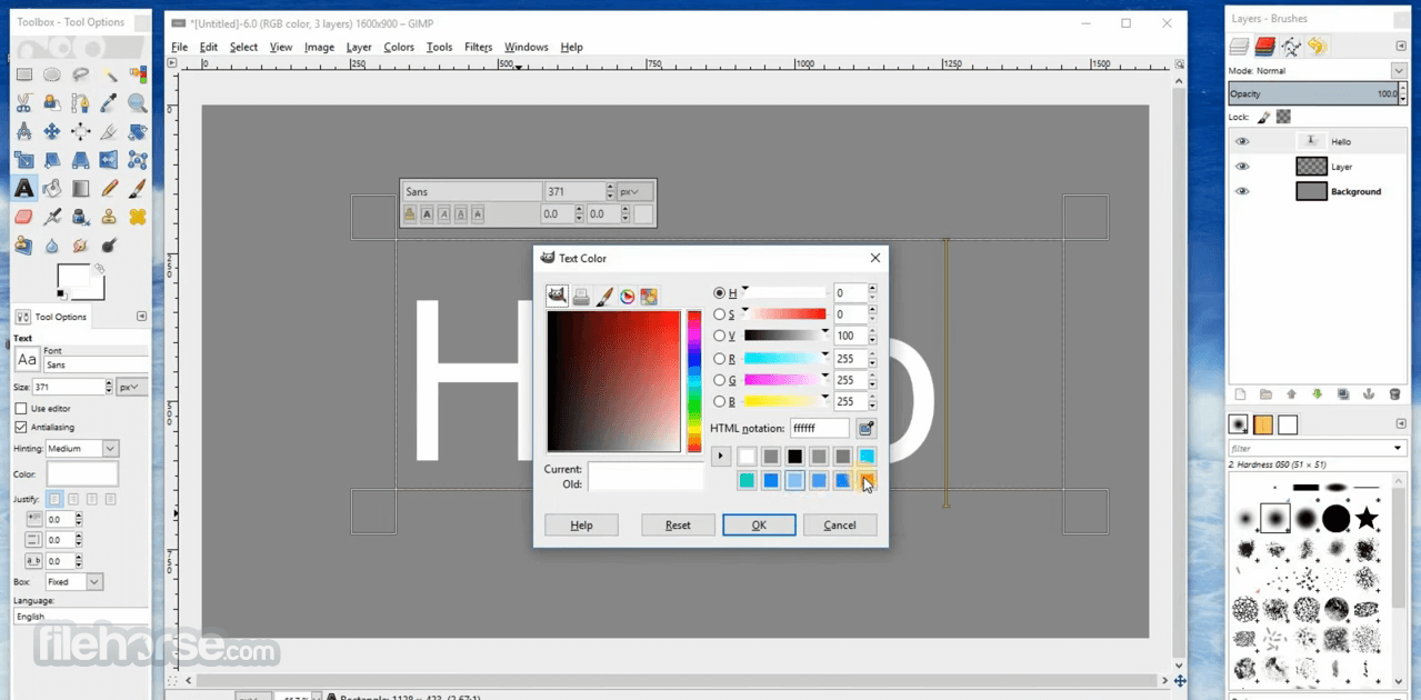 GIMP 畫面截圖 2