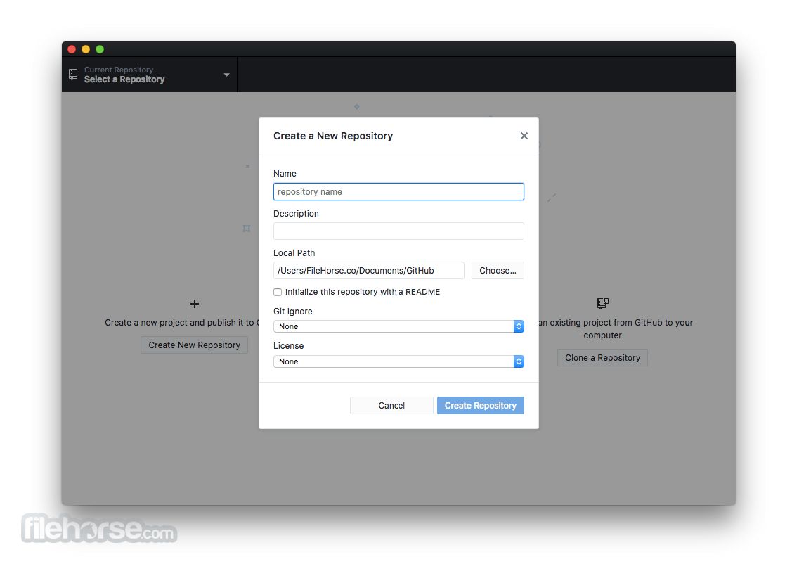 GitHub Desktop 畫面截圖 3