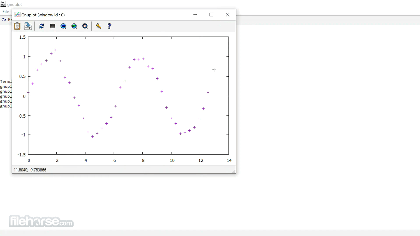 Gnuplot 畫面截圖 1