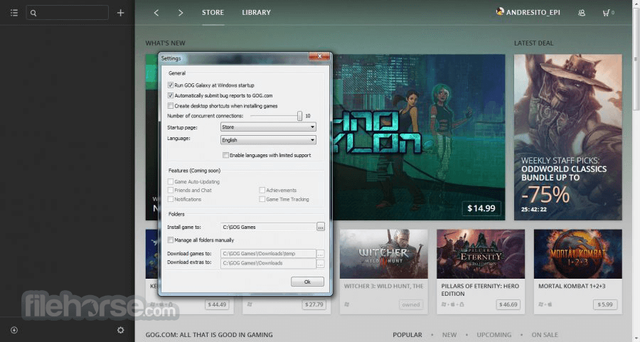 GOG Galaxy 畫面截圖 5