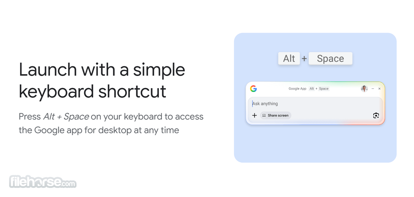 Google App for Desktop 畫面截圖 1