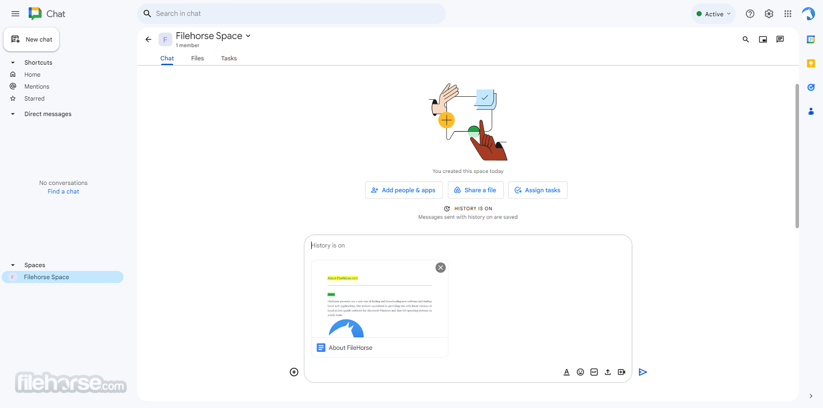 Google Chat 畫面截圖 3