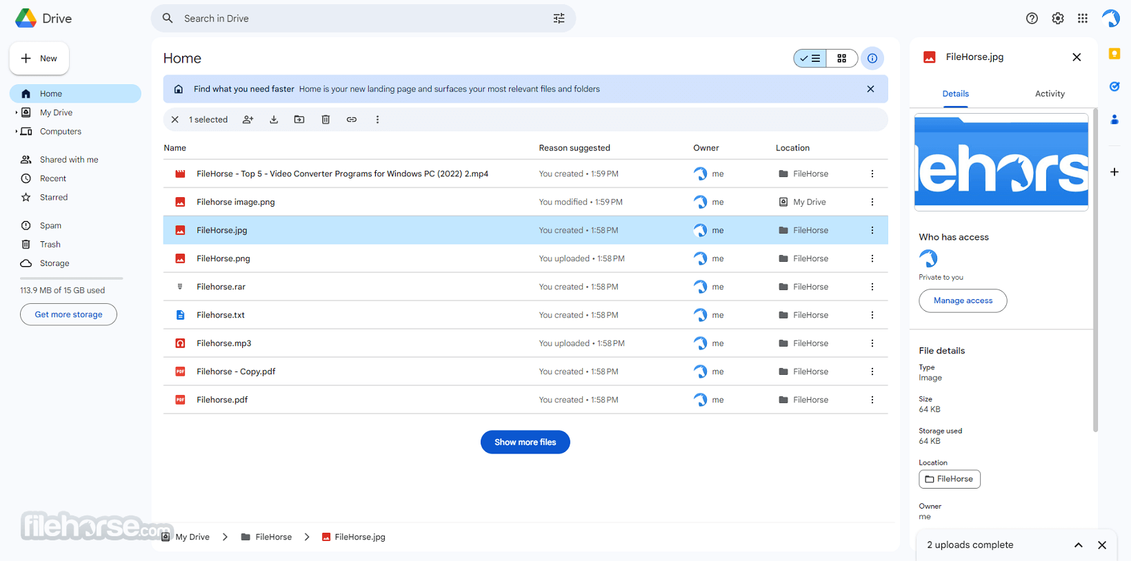 Google Drive 畫面截圖 1