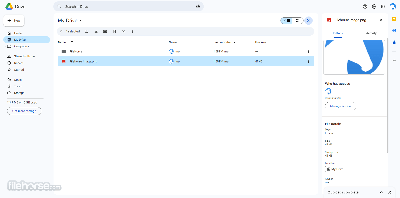 Google Drive 畫面截圖 2