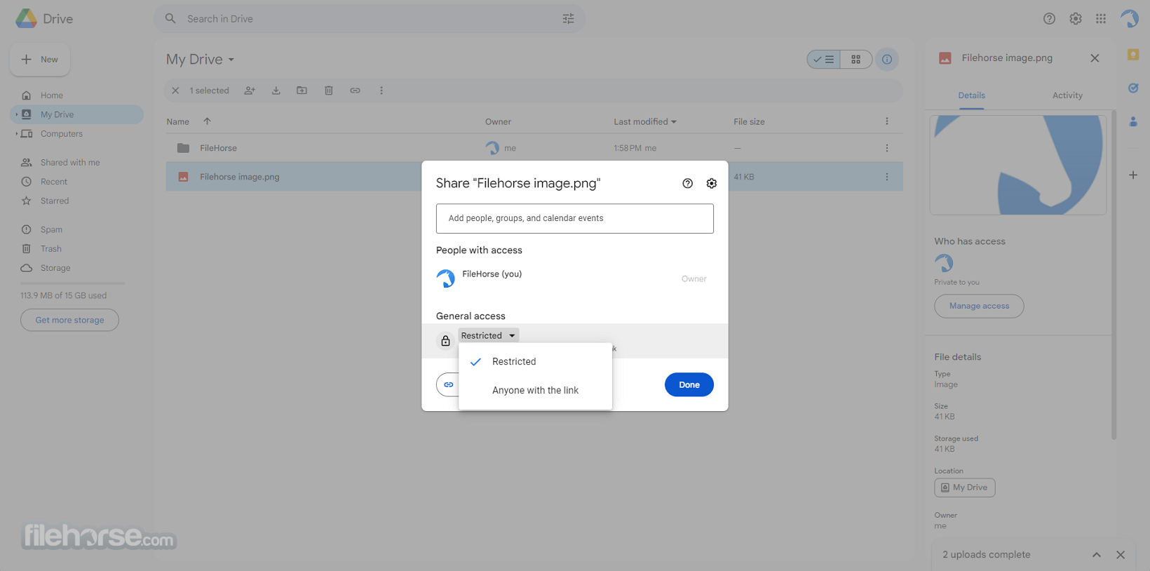 Google Drive 畫面截圖 3