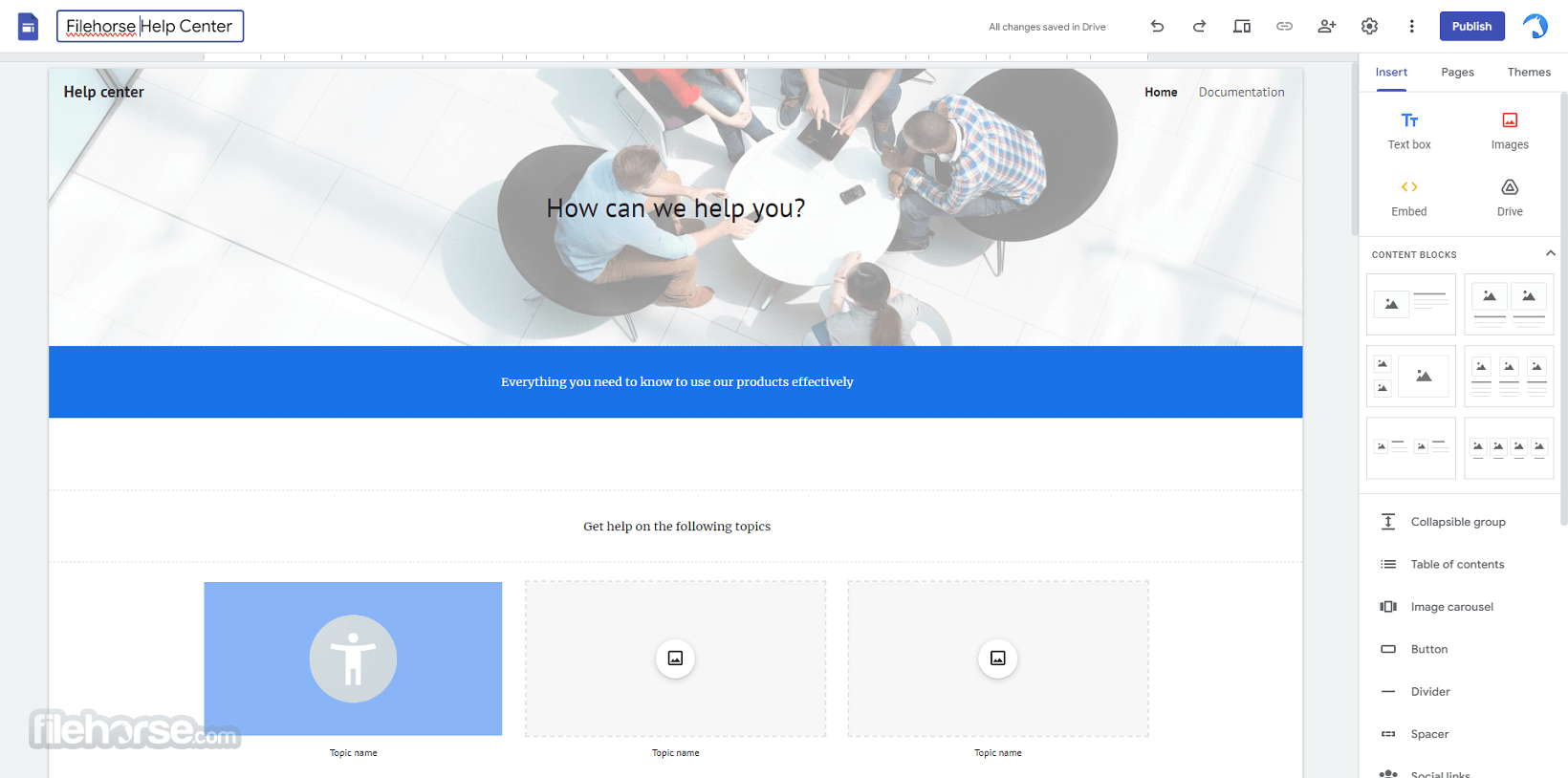 Google Sites 畫面截圖 2