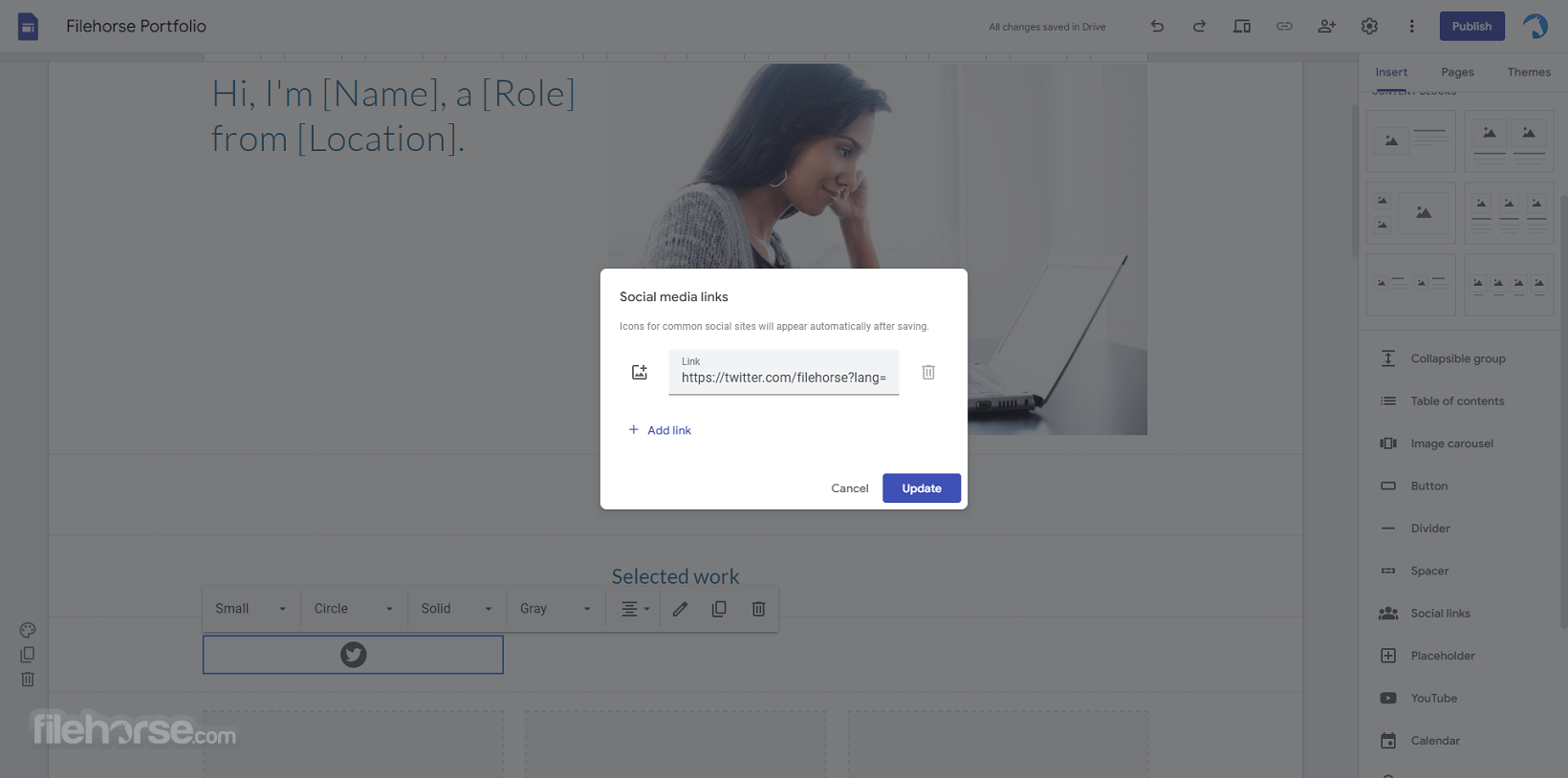 Google Sites 畫面截圖 3