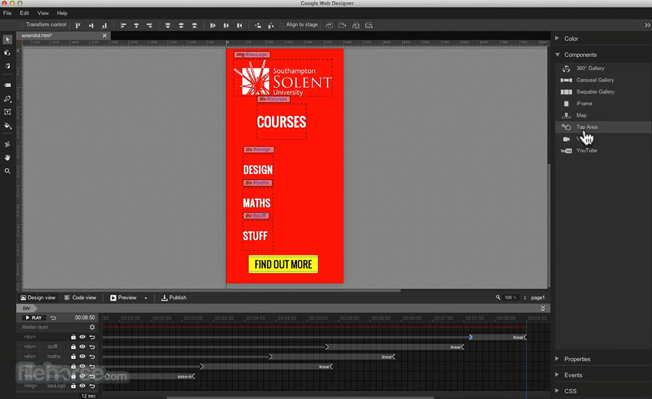Google Web Designer 畫面截圖 3
