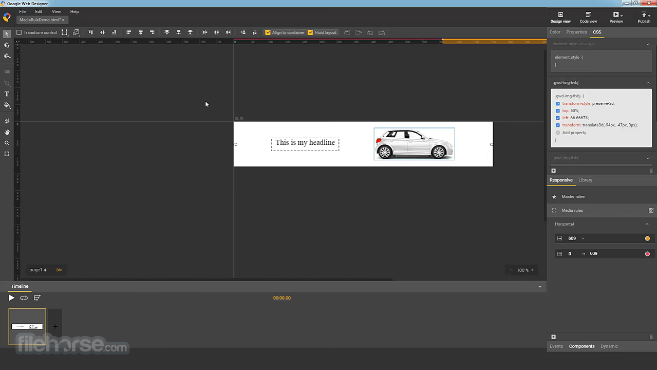 Google Web Designer 畫面截圖 3
