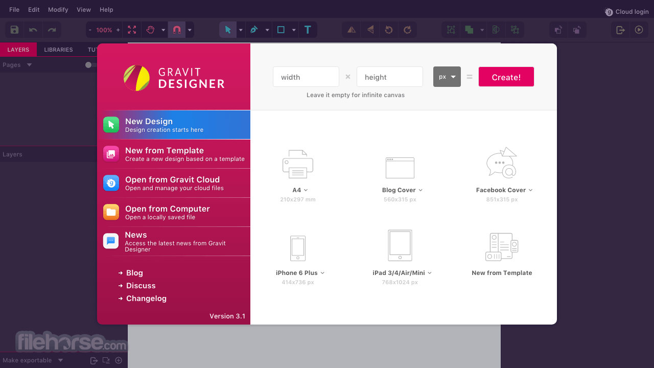 Gravit Designer 畫面截圖 1