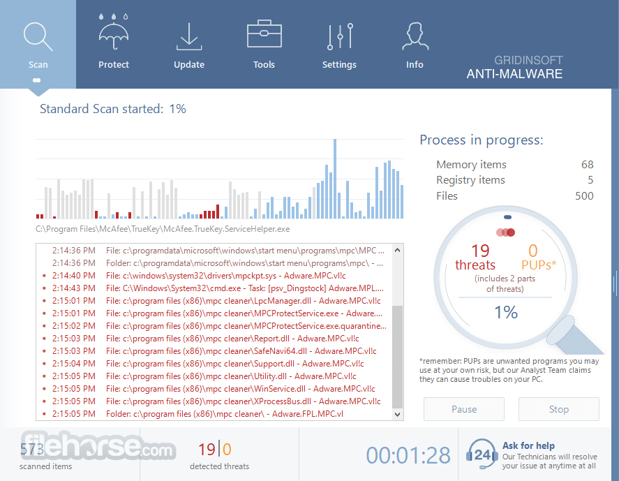 GridinSoft Anti-Malware 畫面截圖 2