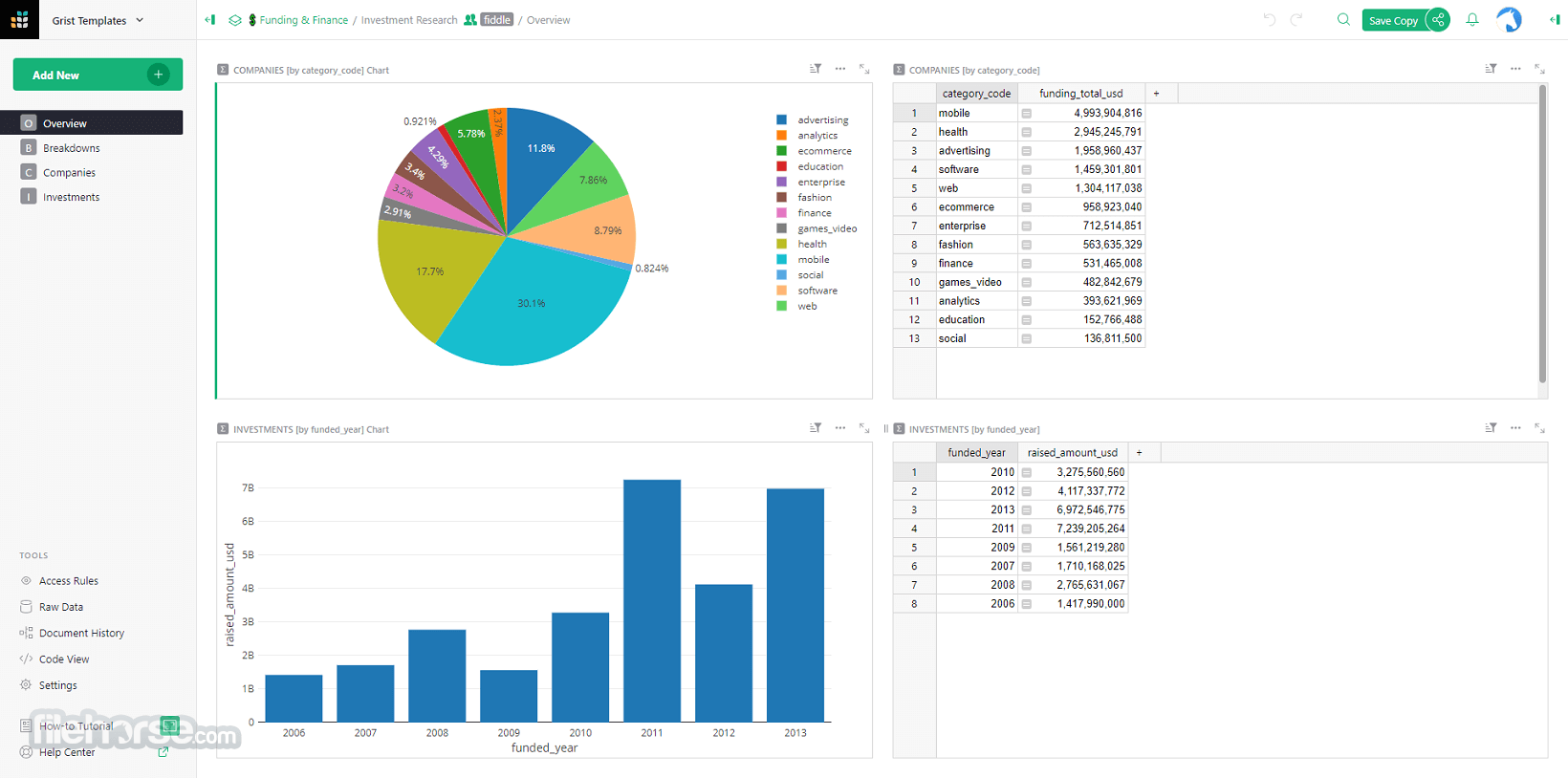 Grist - The Evolution of Spreadsheets 畫面截圖 3