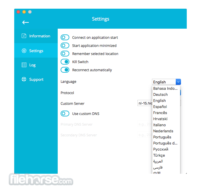 Hide.me VPN 畫面截圖 5