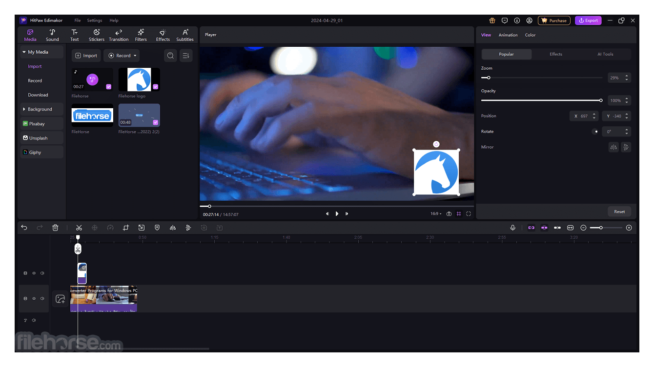 HitPaw Edimakor Video Editor 畫面截圖 2
