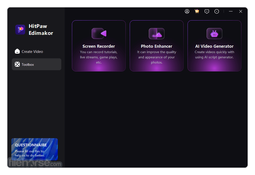 HitPaw Edimakor Video Editor 畫面截圖 3