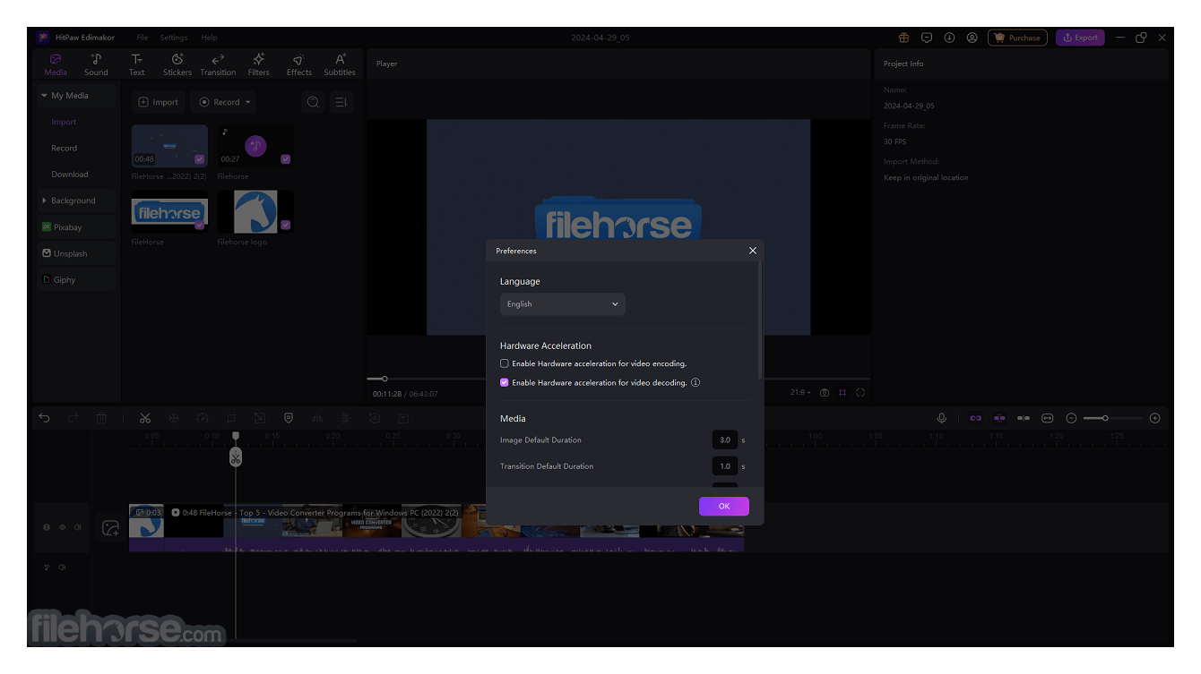 HitPaw Edimakor Video Editor 畫面截圖 5