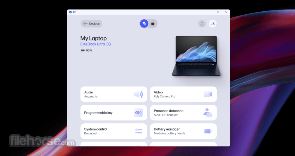 HP Desktop App 畫面截圖 3